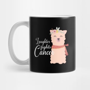 'Laughter Fights' Cancer Awareness Shirt Mug